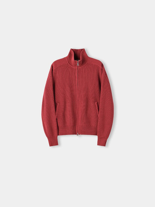 Faring Cotton Fingerhole Knit Zip-up 2