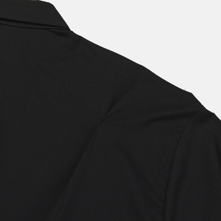 Bar-Tack Pleat Oversized Shirt