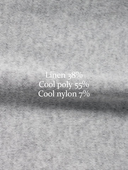 Linen Button Collar Knit