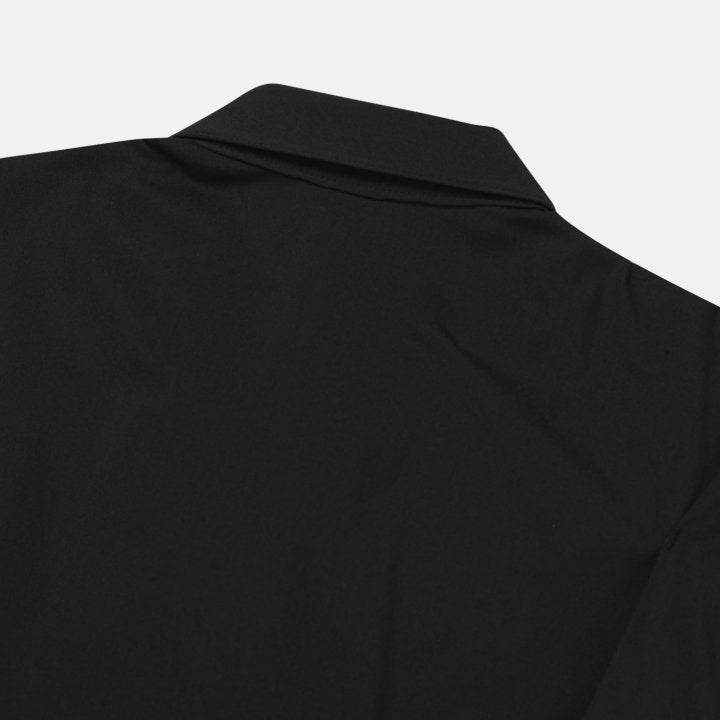 Bar-Tack Pleat Oversized Shirt