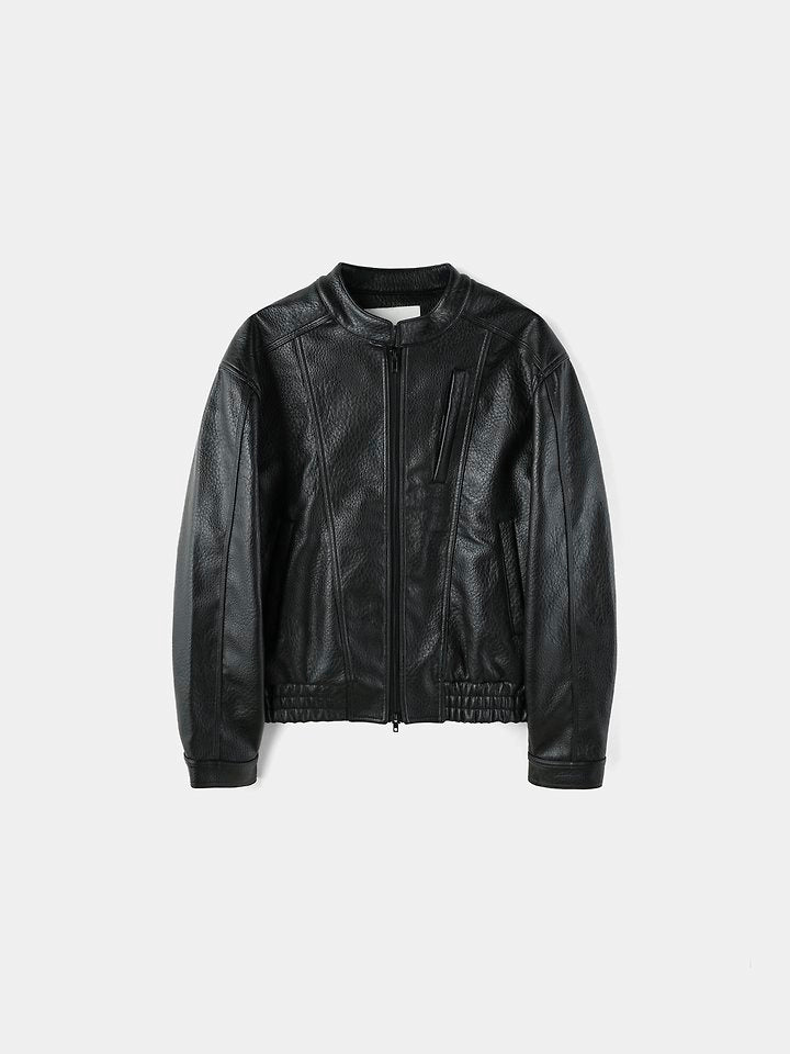 Zip Sporty Biker Jacket detail