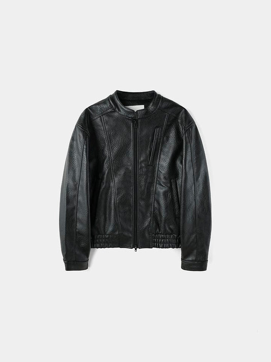 Zip Sporty Biker Jacket detail