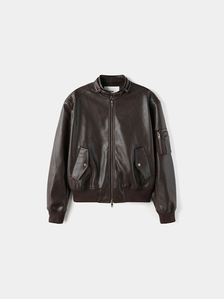 Vane Belt Leather Jacket 2