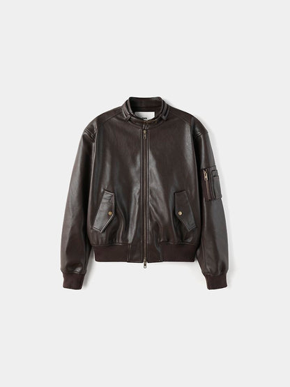 Vane Belt Leather Jacket 2