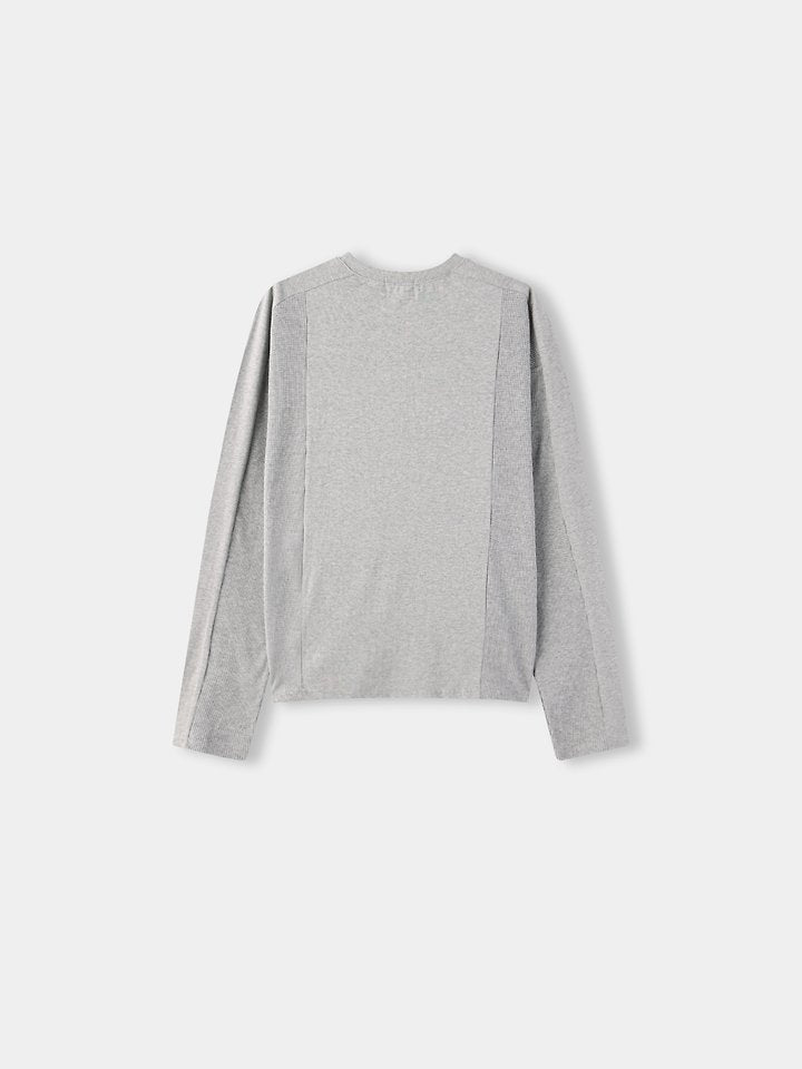 Waffle Mixed Long Sleeve 4
