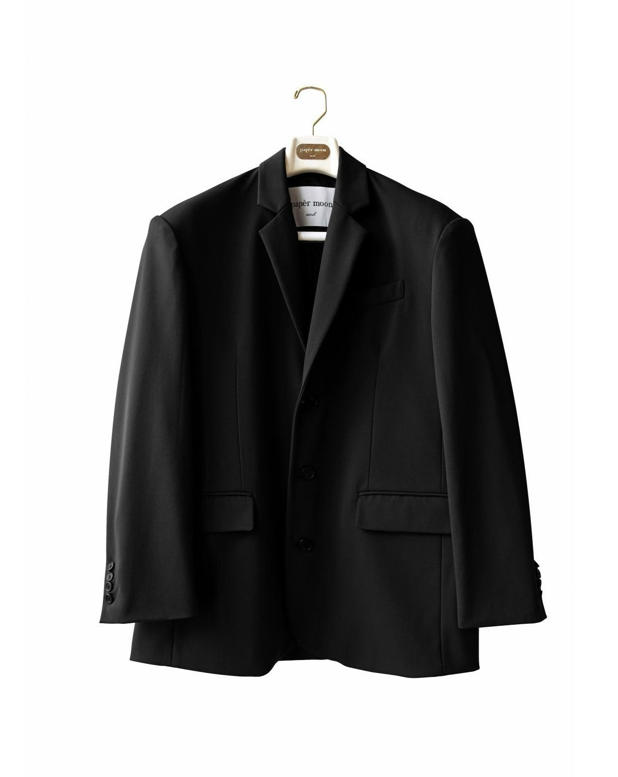 【즉납】【PAPERMOON 페이퍼 문】AW / Oversized Three Button Single Blazer