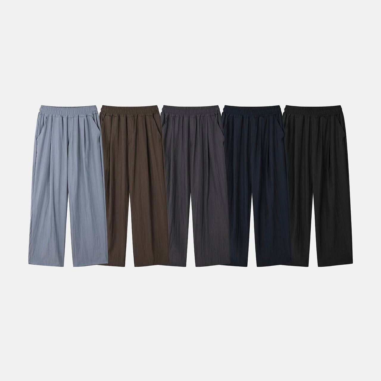 Cooling Deep-Tuck Wide Pants
