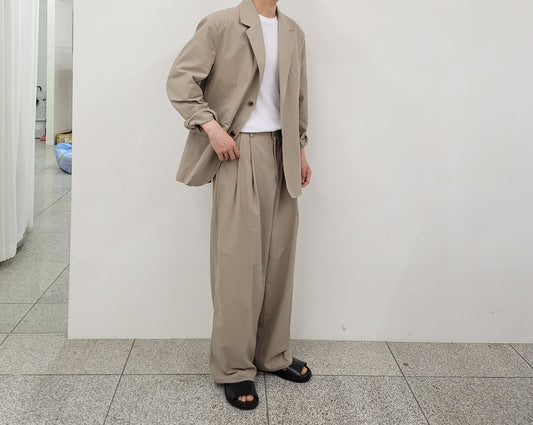 Washed Cotton Linen Daddy Jacket