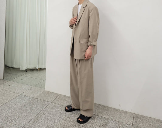 Washed Cotton Linen Daddy Jacket