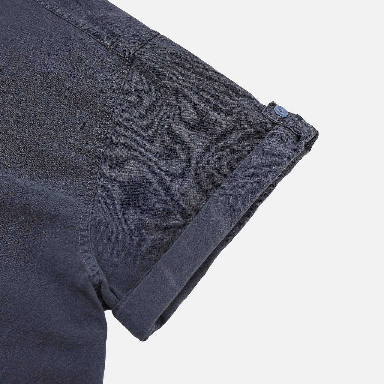 Pigment-Washed Nylon Shirt Jacket