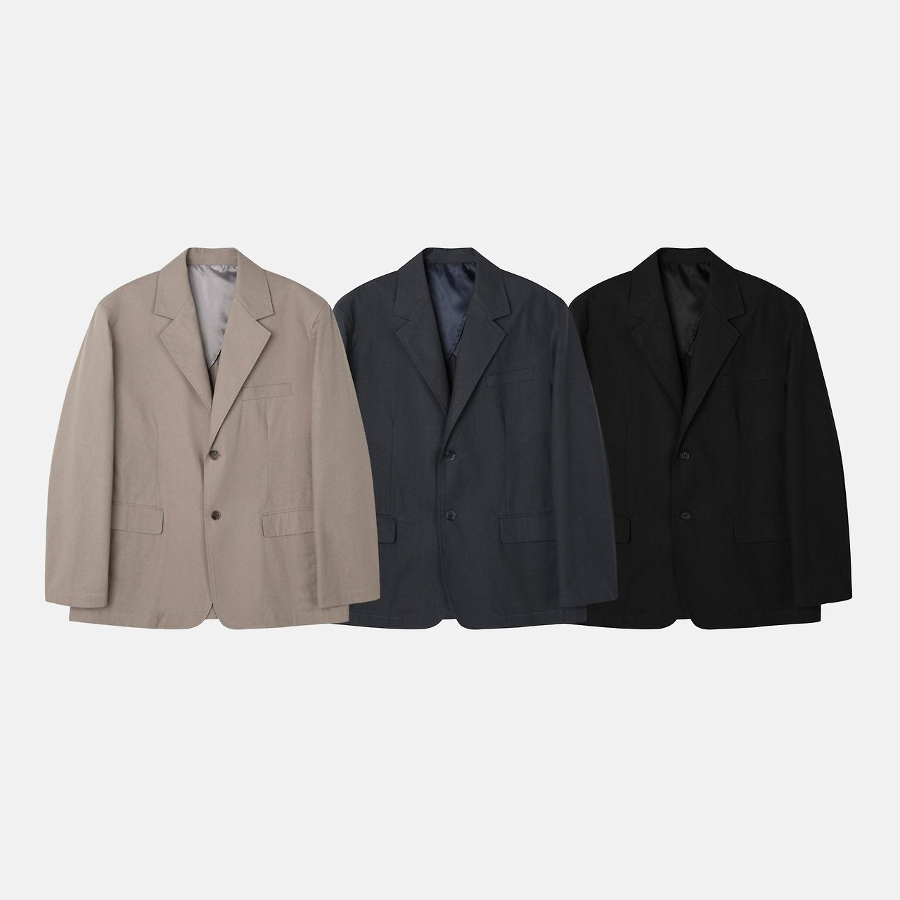 Washed Cotton Linen Daddy Jacket