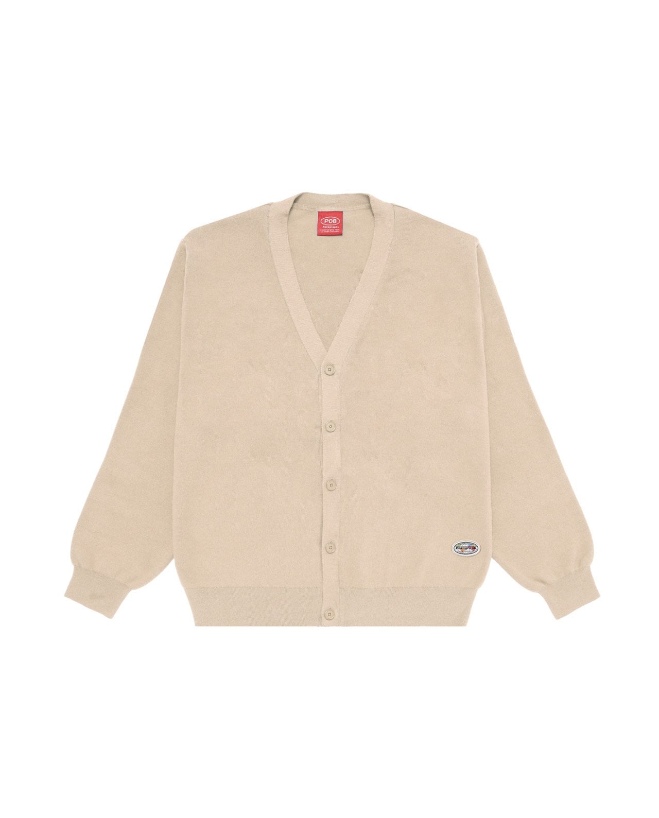 パラグラフ PARAGRAPH SEASON 10-023】STITCH CIRCLE LOGO CARDIGAN