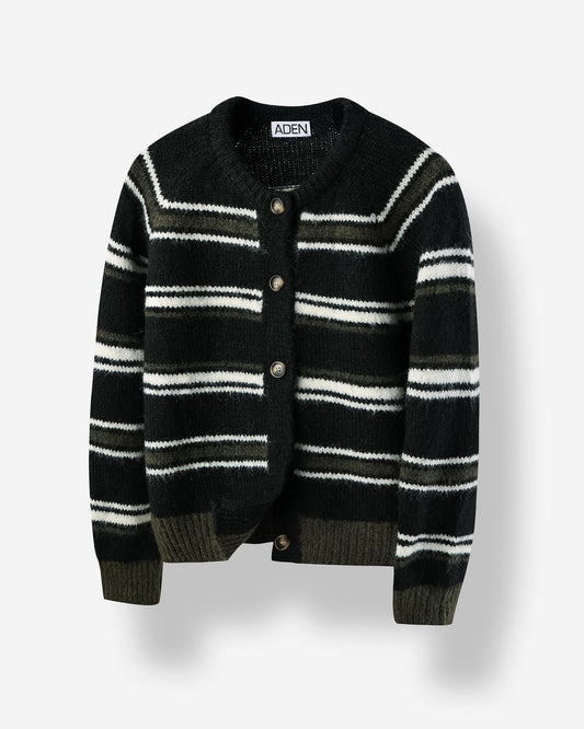 Celeste Cropped Wool Cardigan