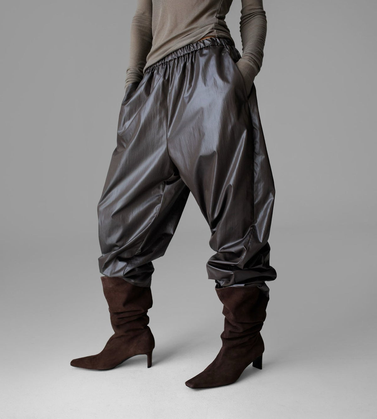 PAPERMOON Essential Coated Banding Pants