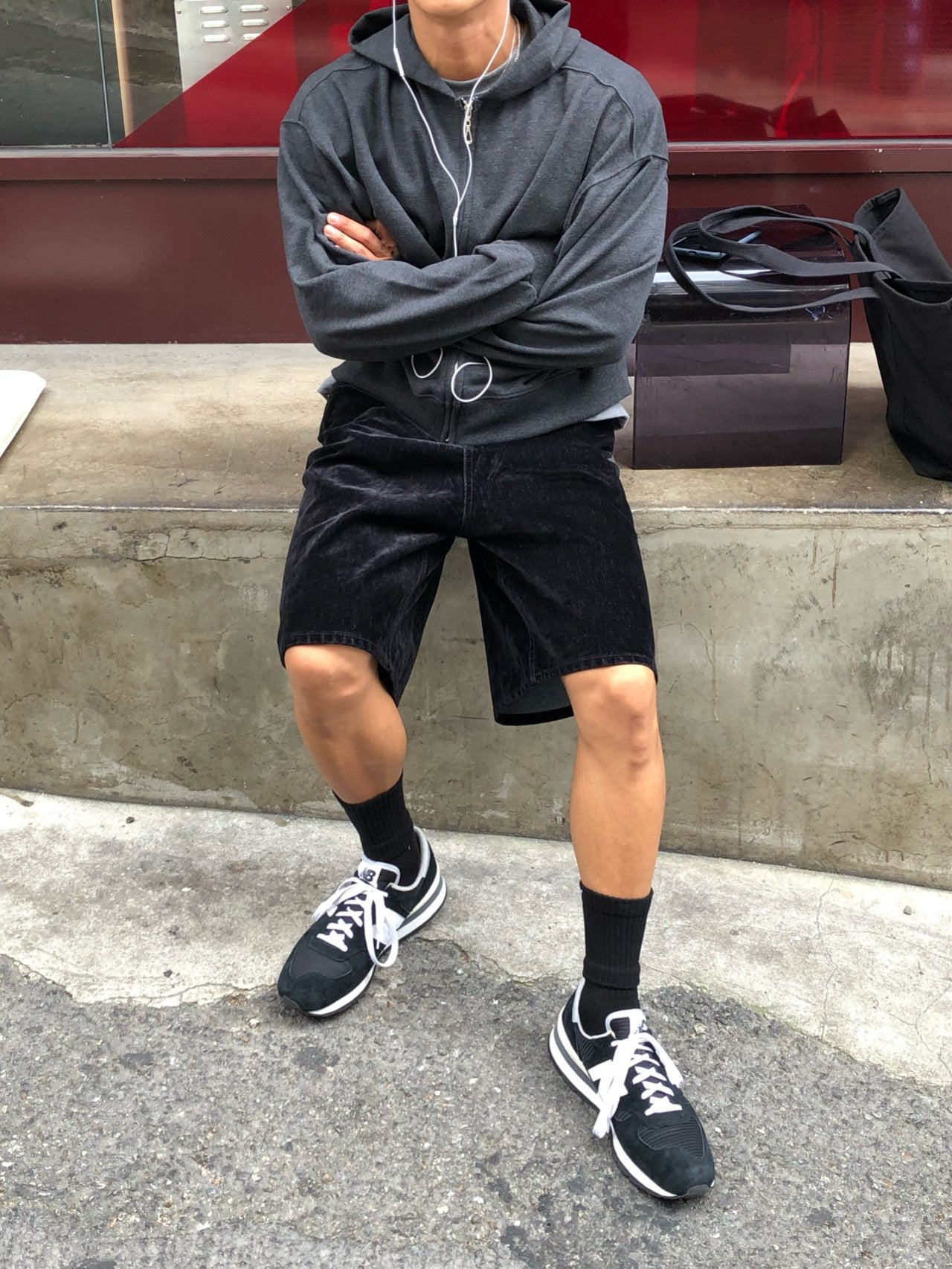 Prism Cropped Zip Hoodie