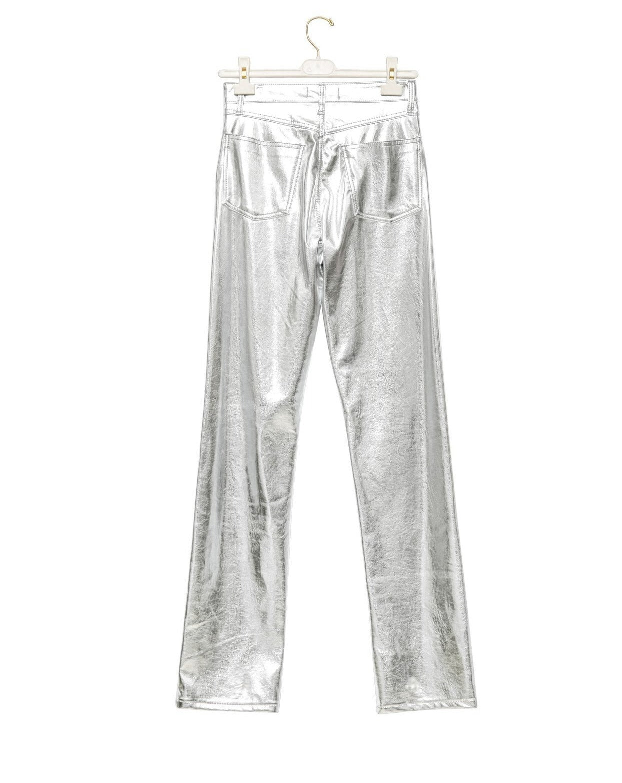 [Ready to ship] [PAPERMOON] AW / Patent Vegan Leather Coated Straight Pants