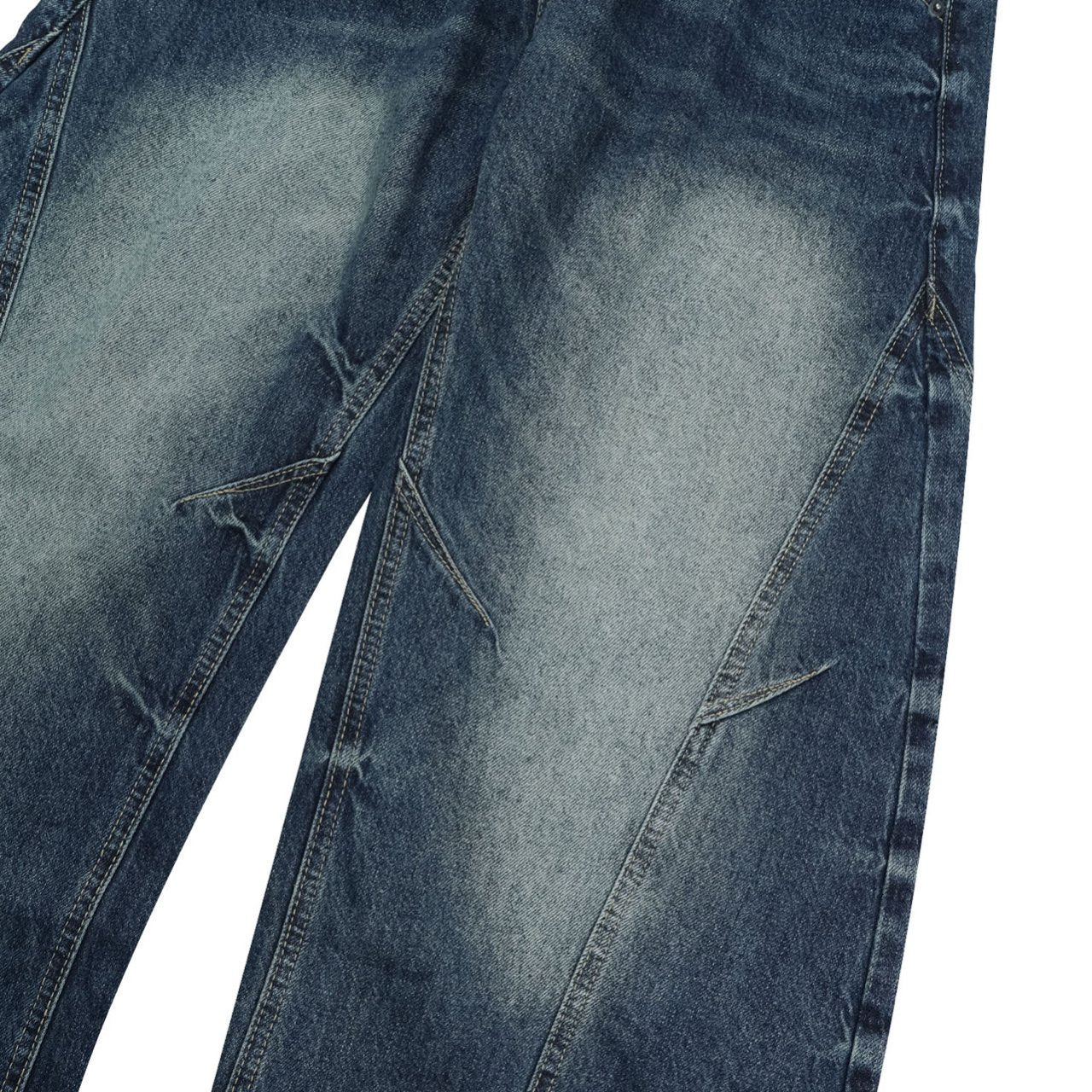 Wide Barrel Denim Pants