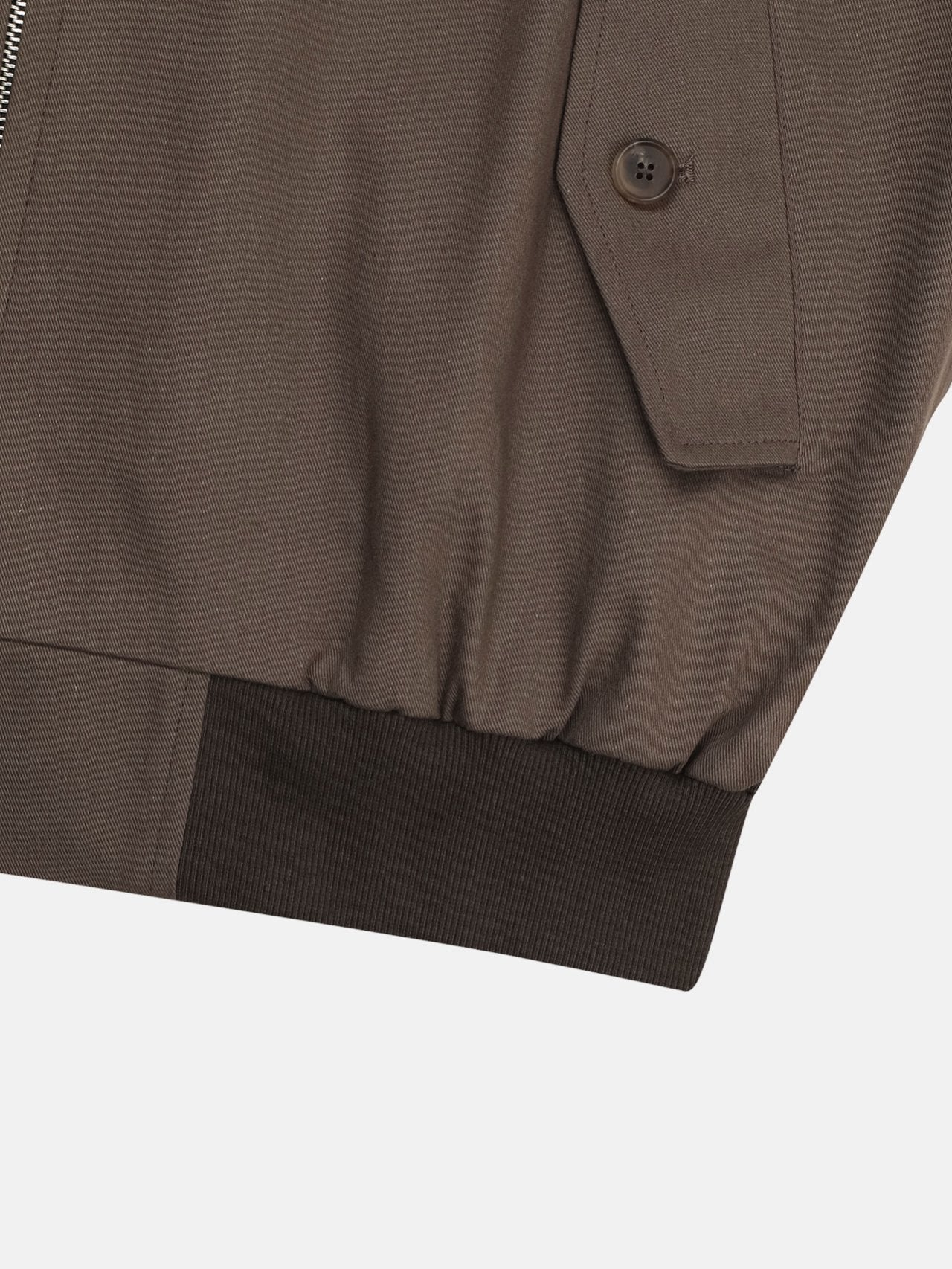 Contrast Collar Harrington Blouson