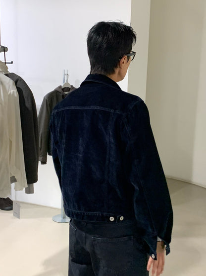 Velvet-Coated Trucker Jacket (Type 3)