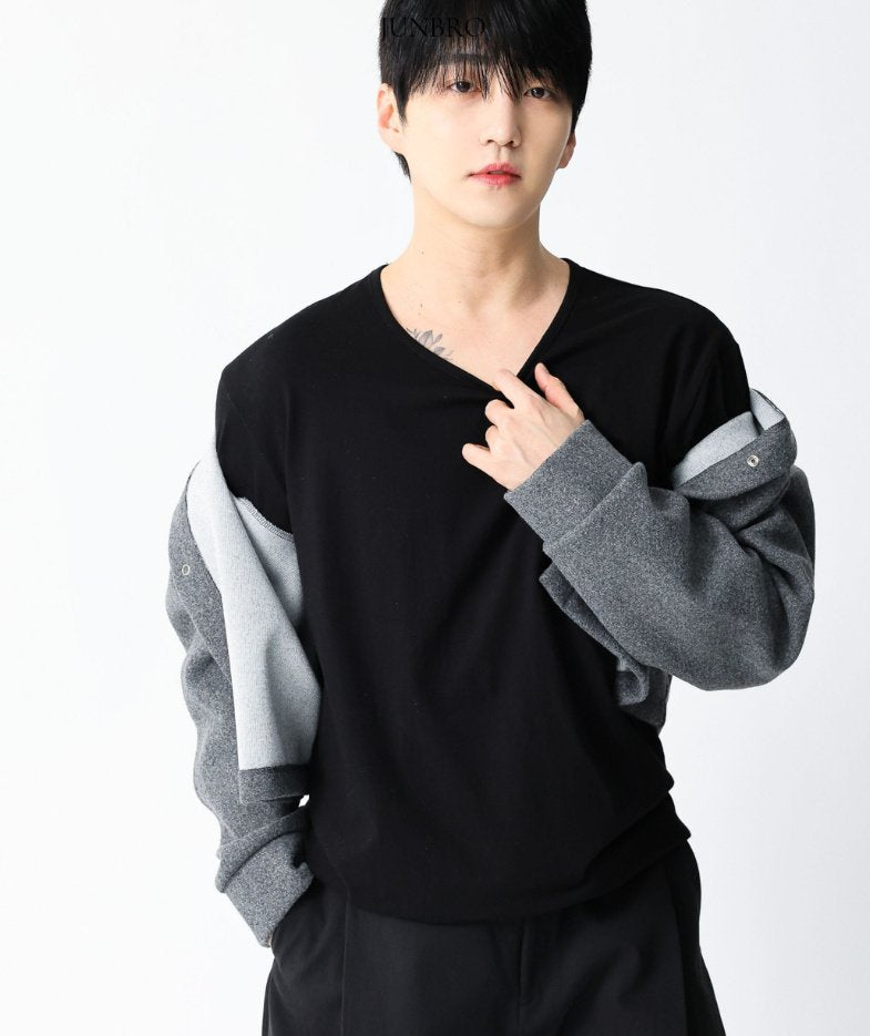 Essential U-Neck Long Sleeve Tee