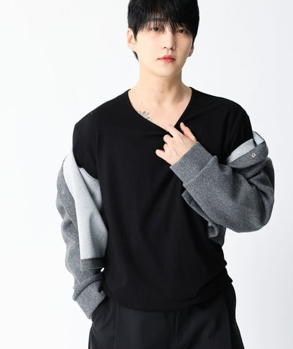 Essential U-Neck Long Sleeve Tee