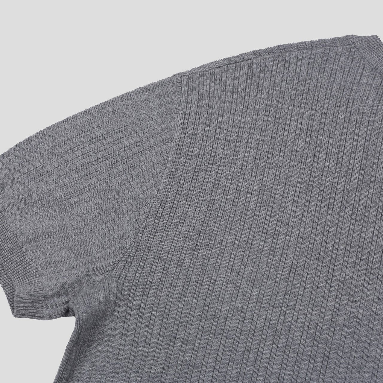 Vertical Henley Knit