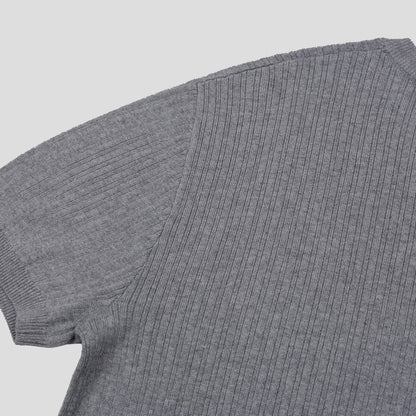 Vertical Henley Knit