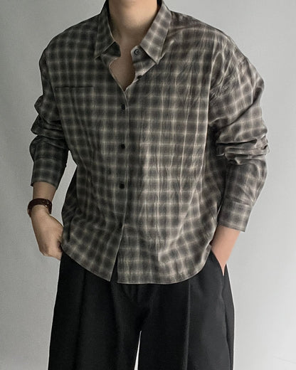 Spring Check Cropped Shirt