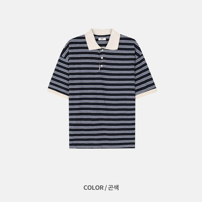 Saint Border Collar Half Tee
