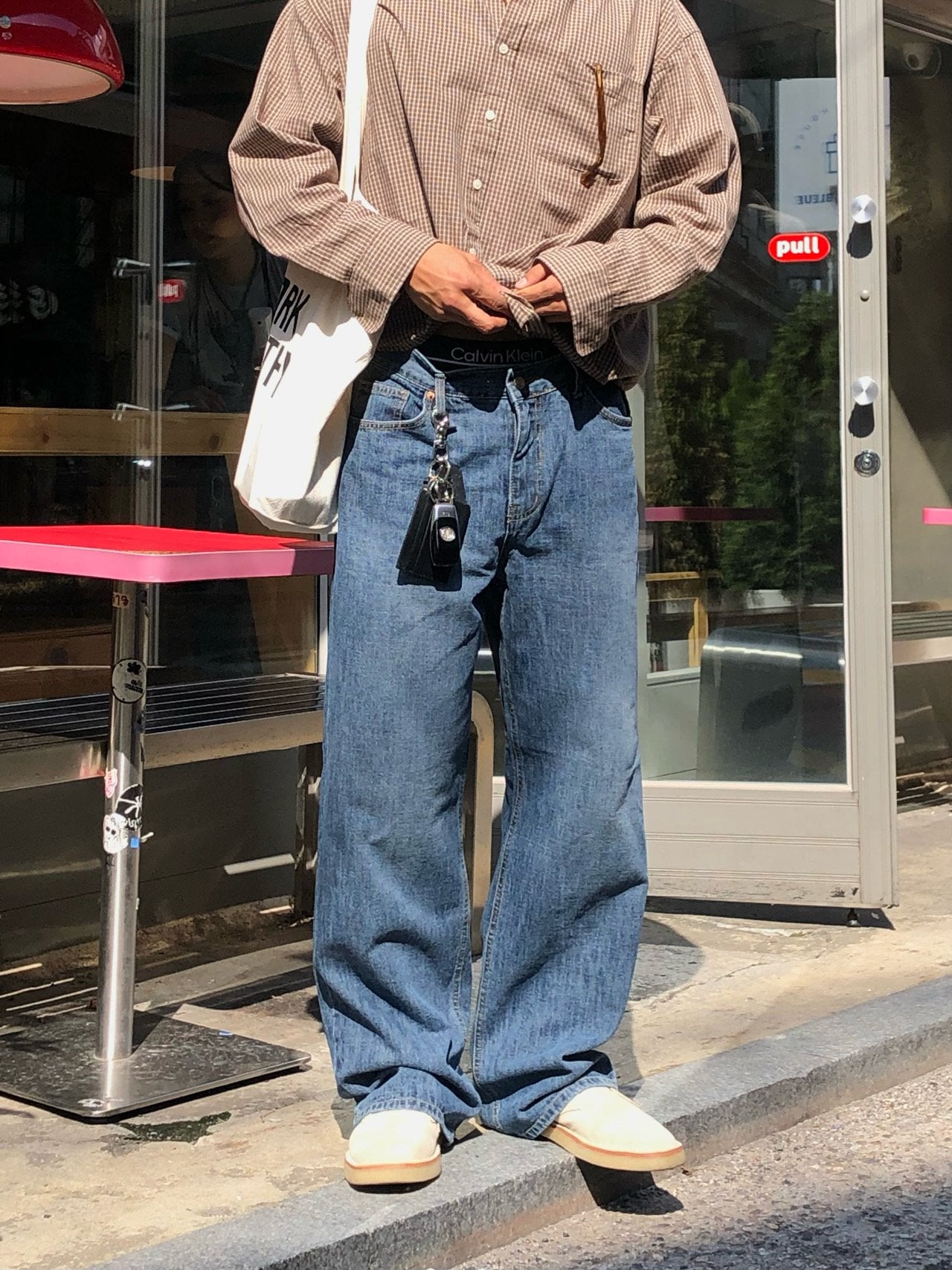 NEX Straight Denim Pants