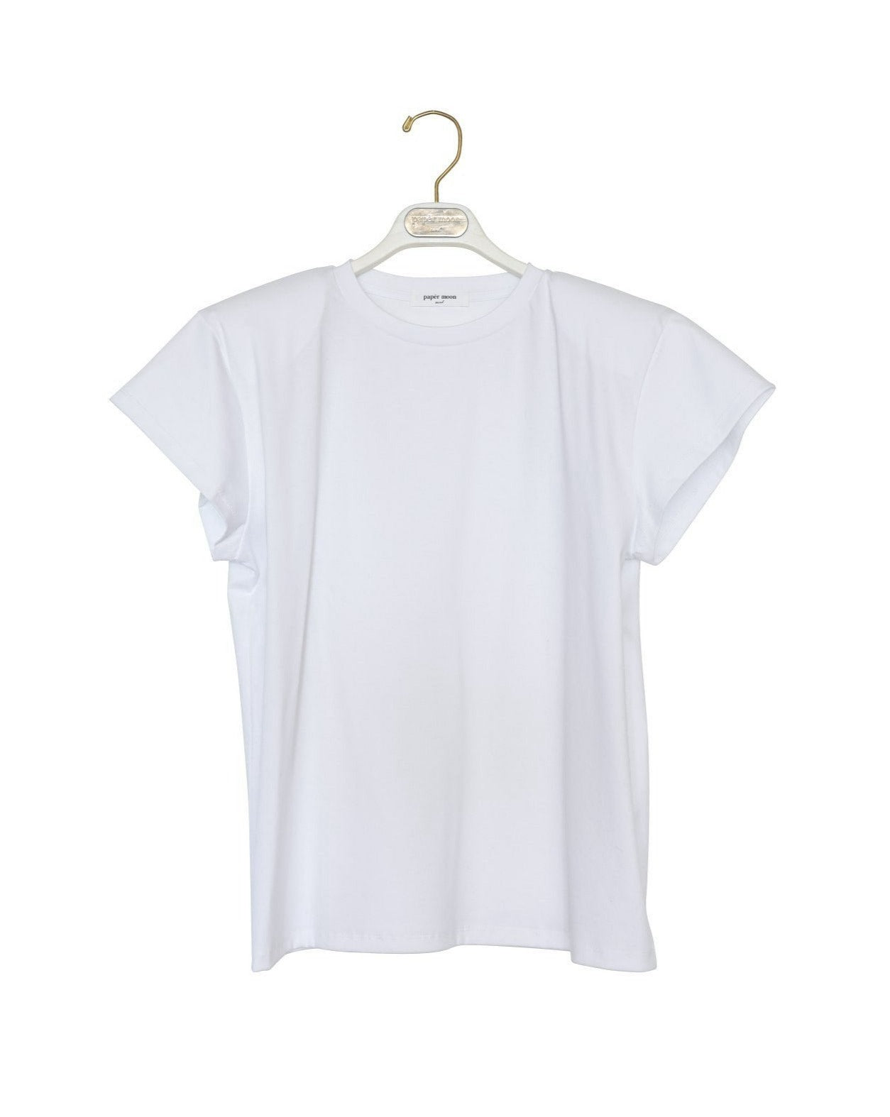 【PAPERMOON 페이퍼 문】SS / Premium Cotton Classic Slim Padded T - Shirt