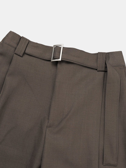 Loop Belted Wide Pants