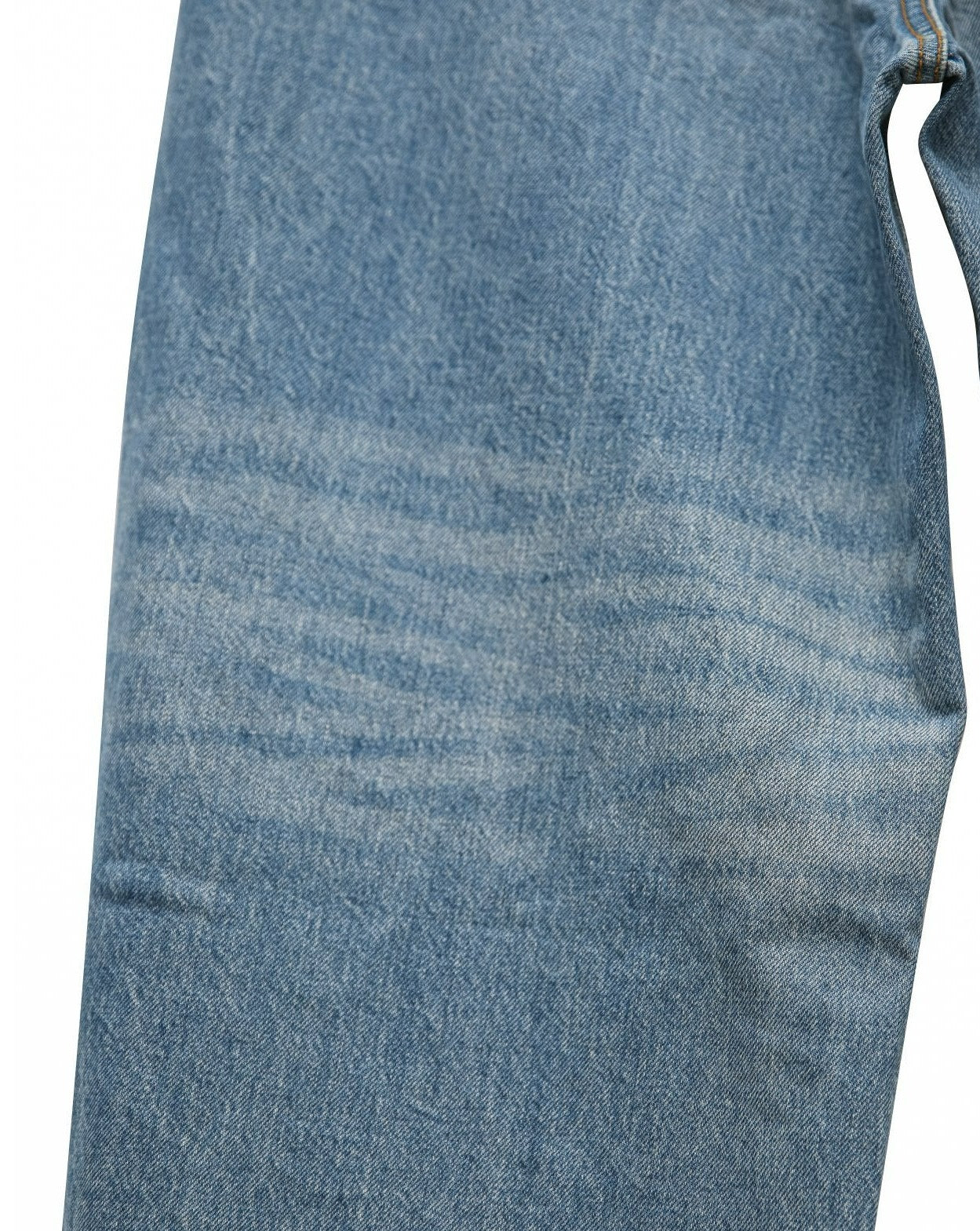 【PAPERMOON ペーパームーン】SS / Vintage Blue Distressed Damage Wash Wide-Leg Jeans