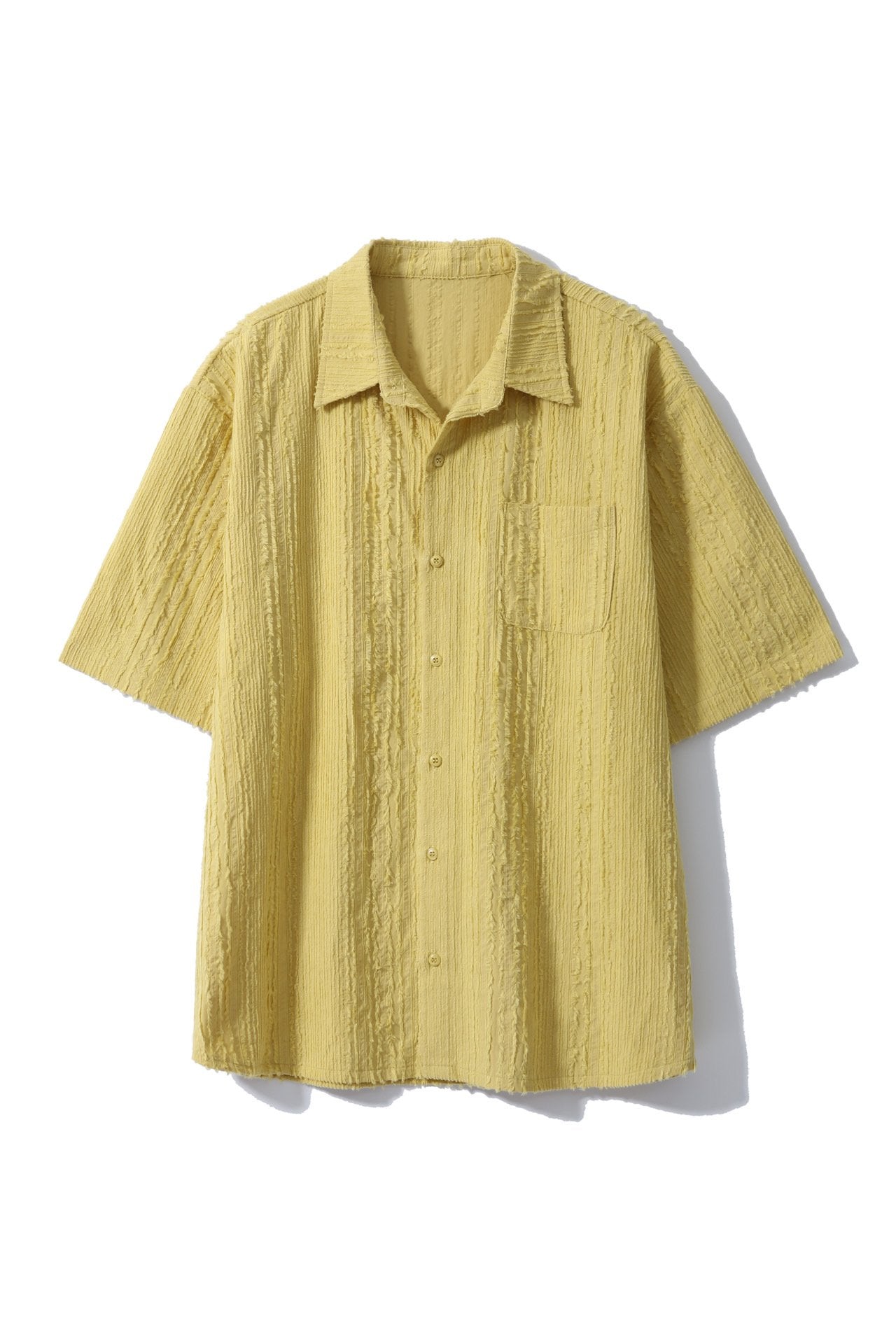 Linen Cutoff Shirt