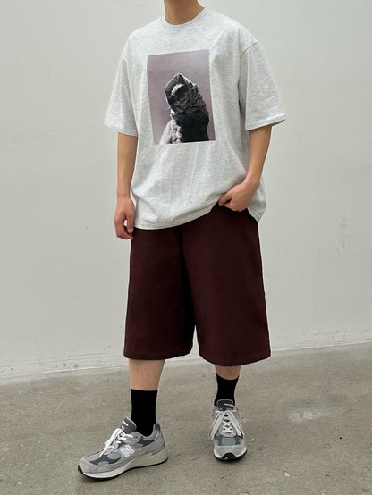 Masked Cat Graphic Tee