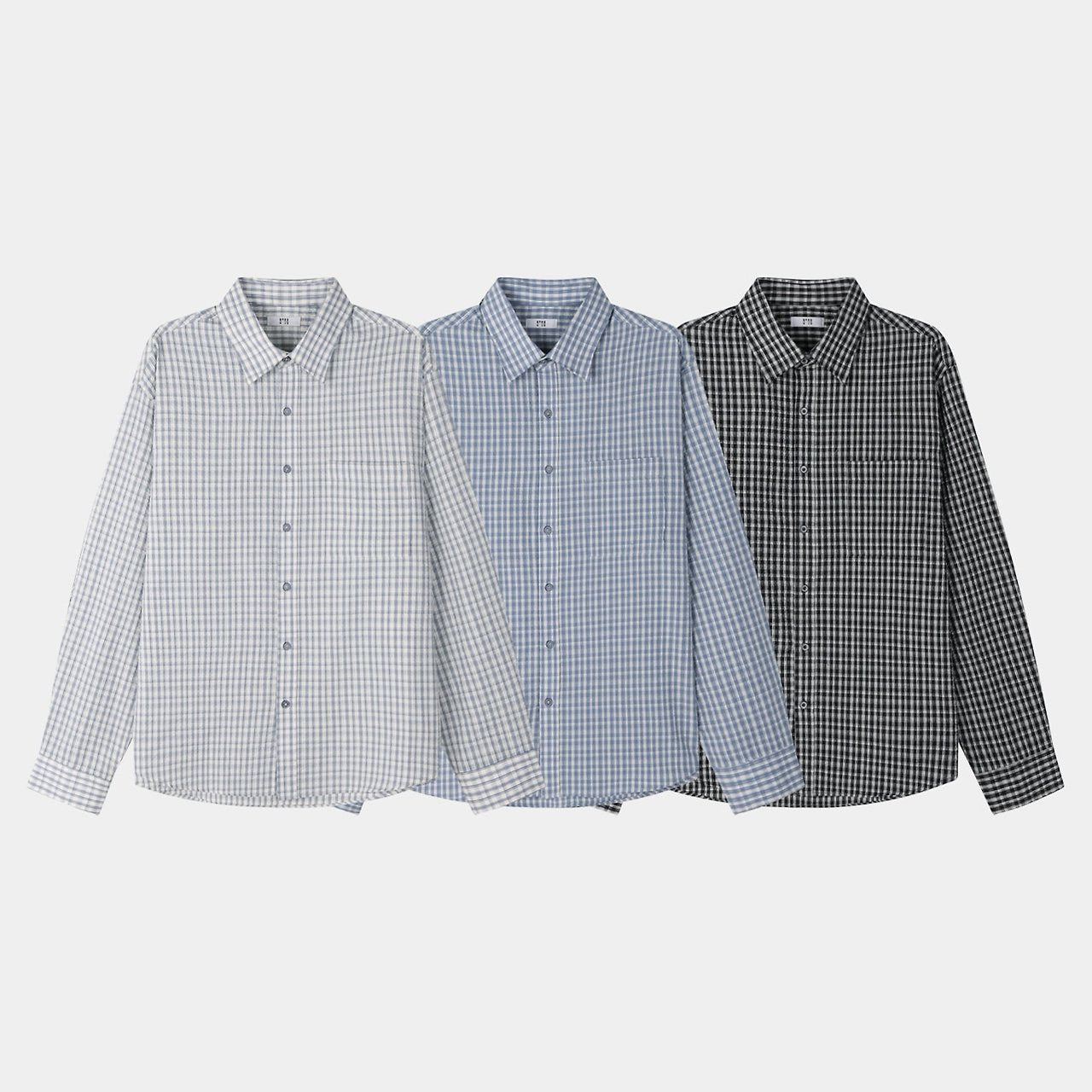 Pigment-Washed Nylon Shirt Jacket