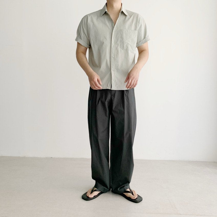 Dino Cotton Belted Pants