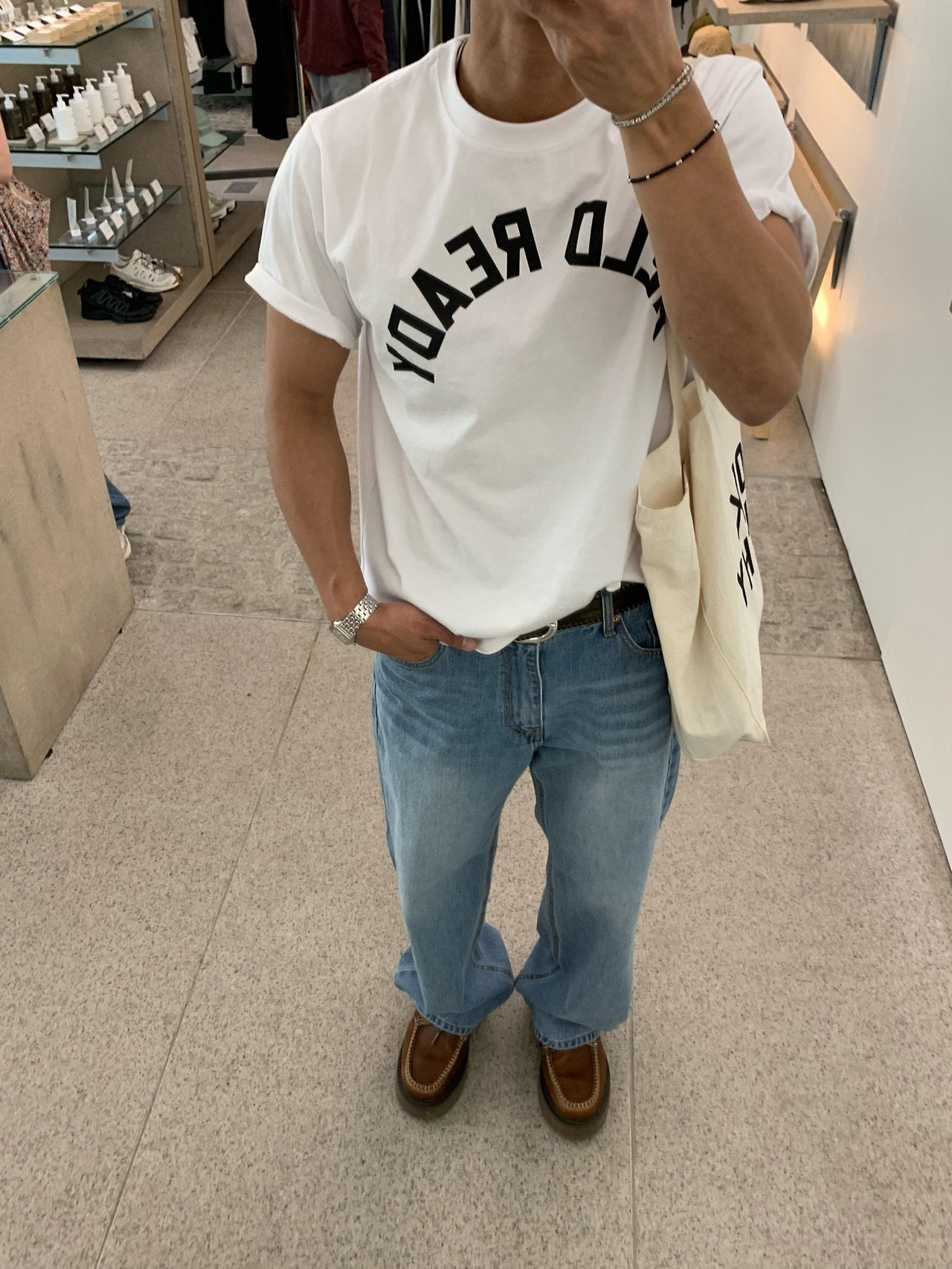 Pigment-Washed Nylon Shirt Jacket