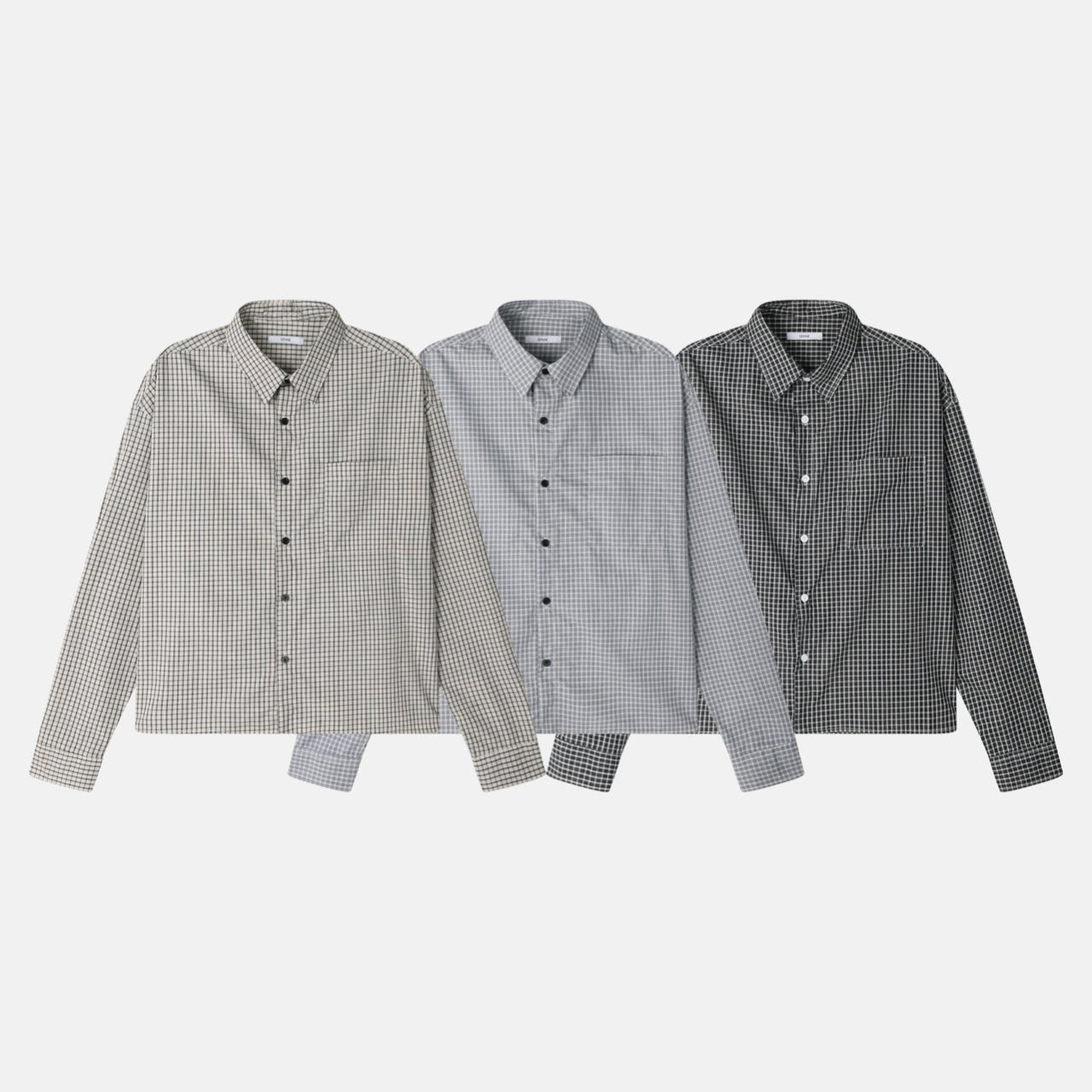 Cookies Check Cropped Shirt