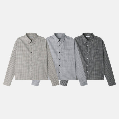 Pigment-Washed Nylon Shirt Jacket
