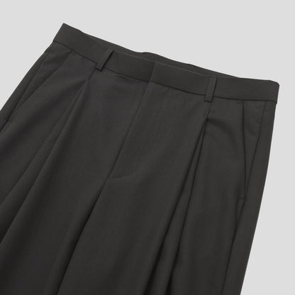 Fly Two-Tuck Wide Slacks