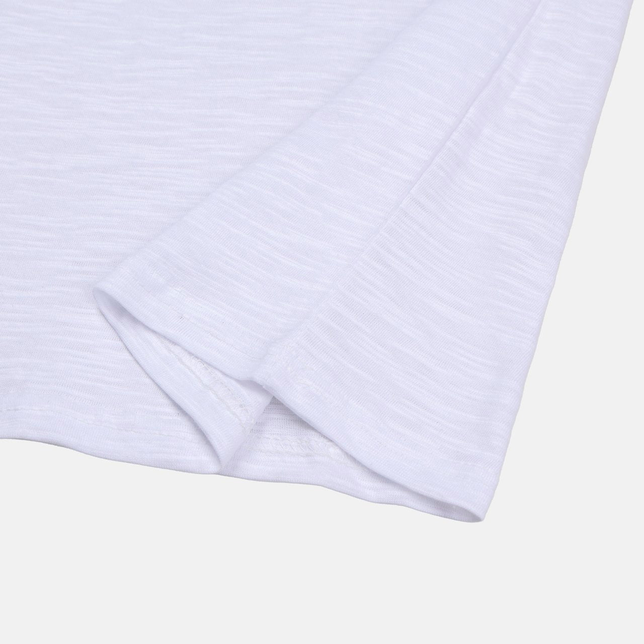 Slub U-Neck T-Shirt