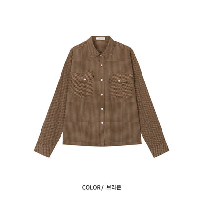 Crop Swing Check Shirt
