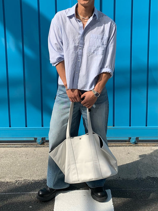 Puckered Wide Pants