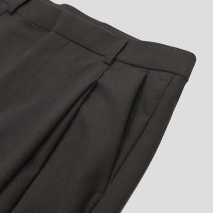 Fly Two-Tuck Wide Slacks