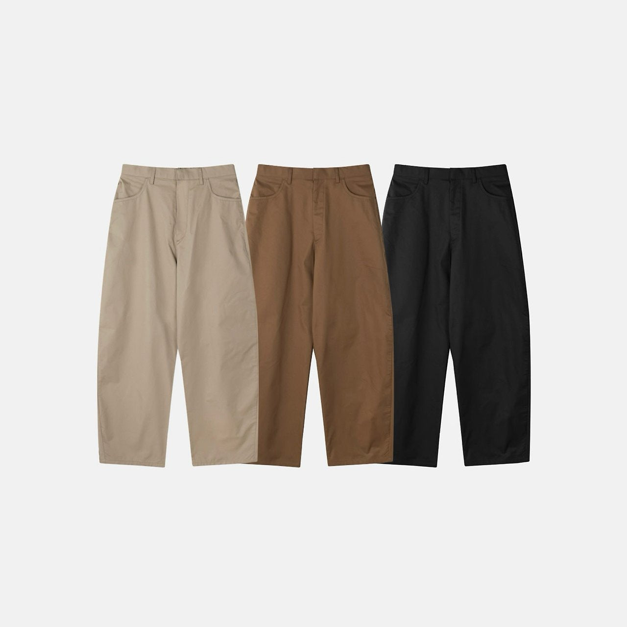 Volume Curve Cotton Balloon Pants