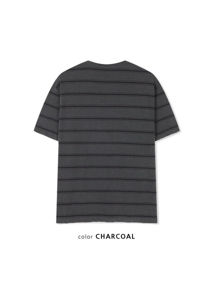 Vintage Stripe Pigment T-Shirt