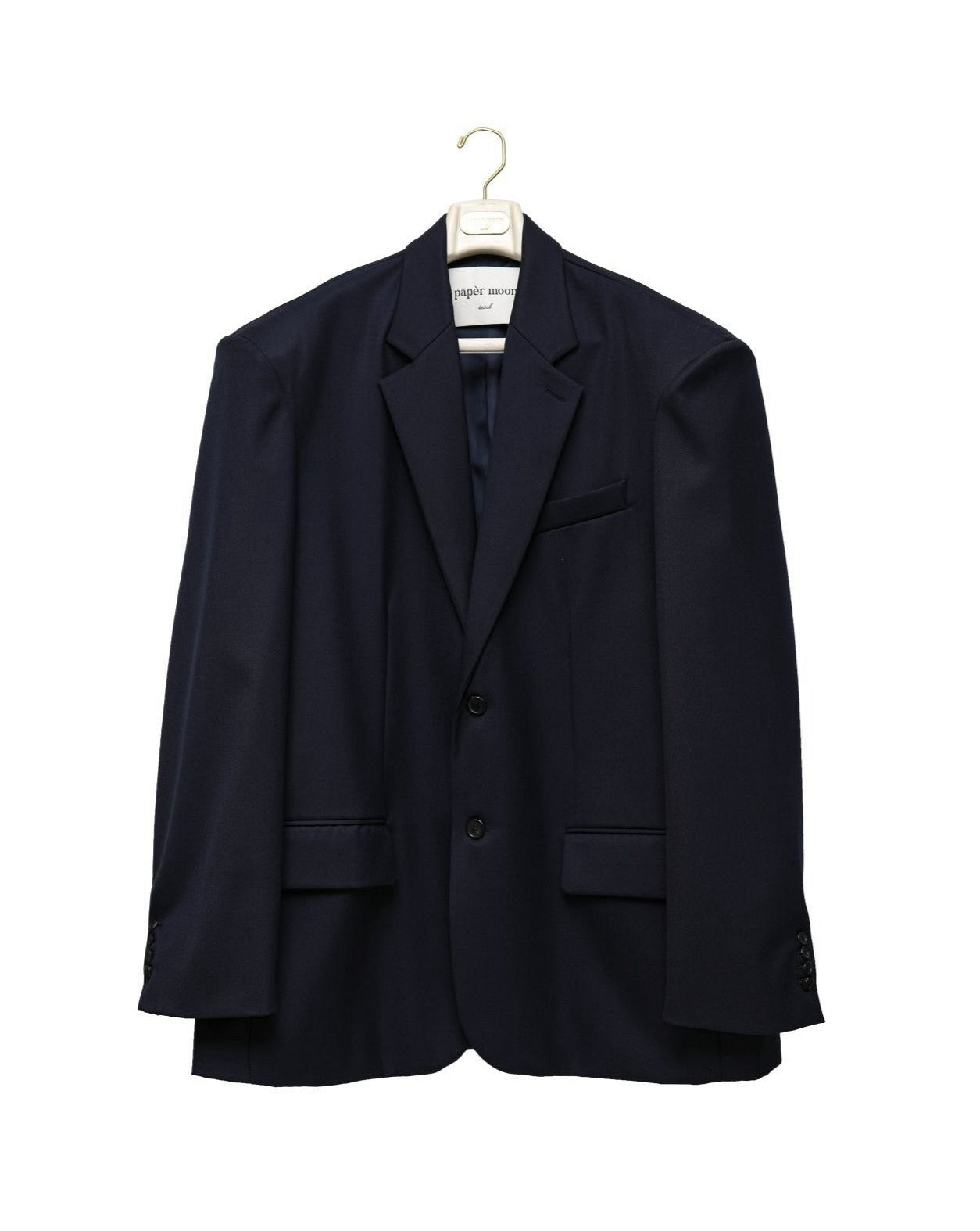 【PAPERMOON 페이퍼 문】SS / Maxi Oversized Single Breasted Two Button Blazer