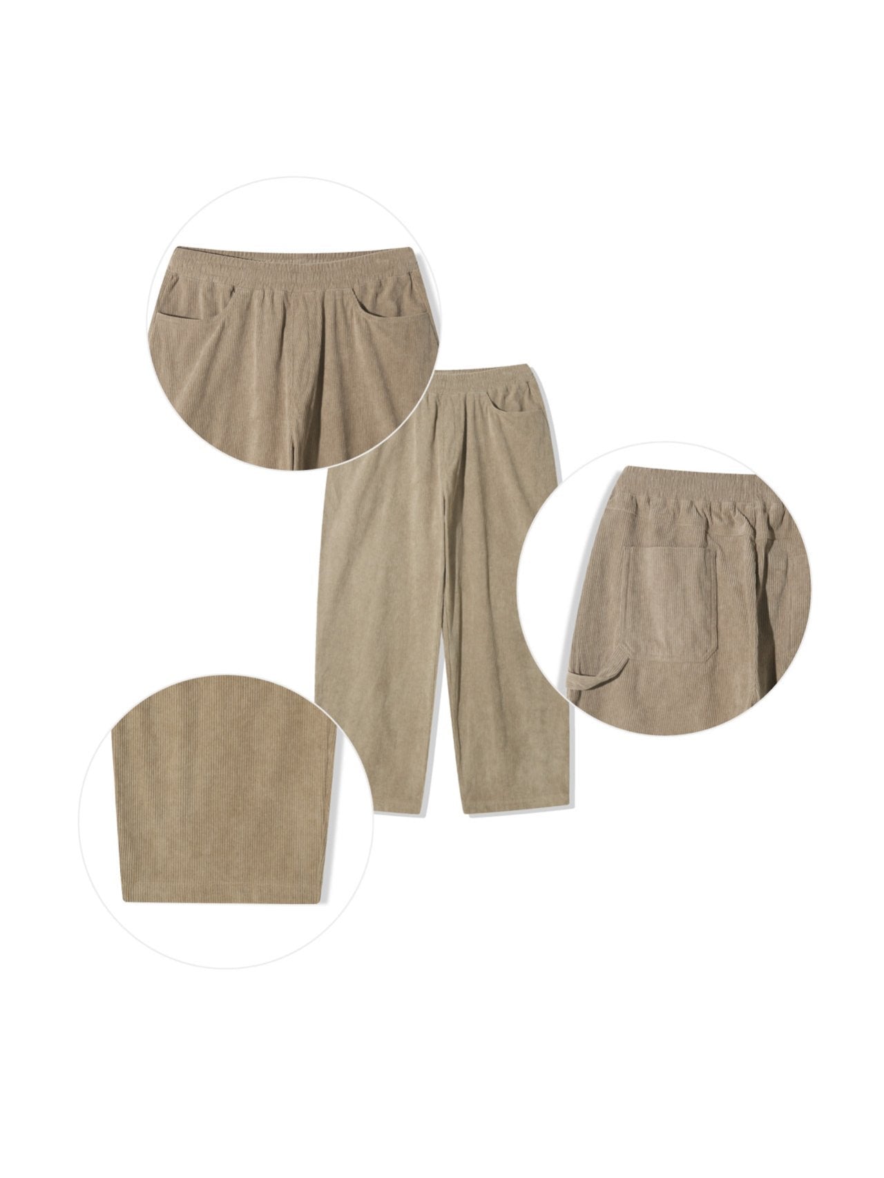 Corduroy Wide Easy Pants