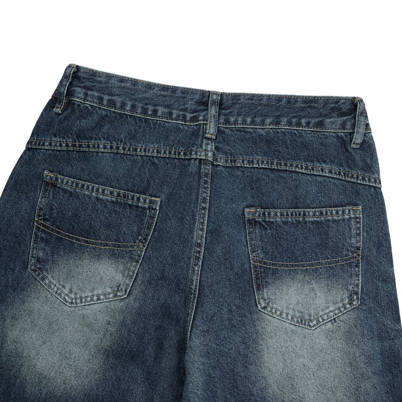 Wide Barrel Denim Pants